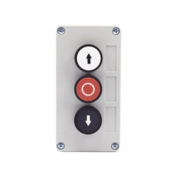 AccessPRO XBS-SW-02 Botonera Triple Para Barreras Vehiculares Operadores Corredizos y Abatibles.