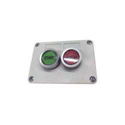 AccessPRO XBS-SW-21 Botonera Doble Para Barreras Vehiculares Operadores Corredizos y Abatibles.
