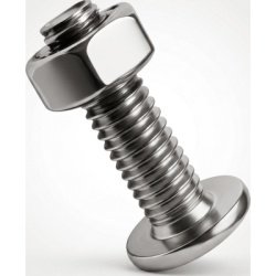 AccessPRO XT100TT Tornillo y Tuerca de Abrazadera / Acero / M6 x 20 / Para Torniquetes XT100L y XT200L