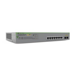 ALLIED TELESIS AT-GS950/10PS-V2-10 Switch PoE+ Gigabit WebSmart de 10 puertos 10/100/1000 Mbps (2 x Combo) + 2 puertos gigabit SFP (Combo) 75 W