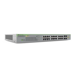 ALLIED TELESIS AT-GS950/28PS-V2-10 Switch PoE+ Gigabit WebSmart de 24 puertos 10/100/1000 Mbps + 4 puertos SFP Gigabit 185 W Version 2