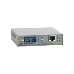 ALLIED TELESIS AT-MC103XL-60 Convertidor de medios fast ethernet a fibra optica conector SC monomodo (SMF) 15 Km