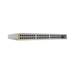 ALLIED TELESIS AT-X950-52XTQM Switch multigigabit de capa 3 apilable 48 puertos RJ45 1G/2.5G/5G/10G 4 puertos QSFP+/QSFP28 40G/100G