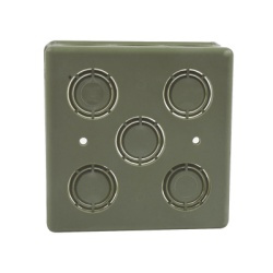 AMANCO-WAVIN ATUP34CA Caja Cuadrada de 1/2" - 3/4" para PVC Conduti Pesado.
