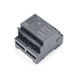 ARDUINO LLC AFX-00005 Expansion Digital Arduino OptaÂ® / 16 Entradas Programables / 8 Reles / Electromecanicos 6A 250VAC o Estado Solido 3A 24VDC / IP20 / Hasta 5 Modulos en Cadena / Compatible Arduin