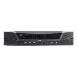 ATEN KN4064VB Switch KVM over IP Cat 5 | Hasta 64 Puertos | Resolucion Full HD 1920x1200 | Dual NIC Gigabit | Virtual Media USB 2.0 | FIPS 140-2 Level 1 | Cascada hasta 512 Equipos | Administracion Ce