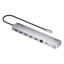 ATEN UH3240 Dock Multipuerto USB-C | 11 en 1 | 8K Single o Dual 4K | PD 100W | USB 3.2 Gen 1 | Ethernet Gigabit | SD MicroSD | Aluminio