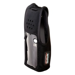 BEE ELECTRONICS INC 2806-B Funda de Nylon lazo-cinto capuchon con broches para botones y amplio visor frontal para NX-410K2 y NX-411K2.