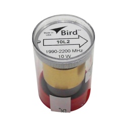 BIRD TECHNOLOGIES 10L2 Elemento de 10 Watt en linea 7/8" para Wattmetro BIRD 43 en Rango de Frecuencia de 1990-2200 MHz.