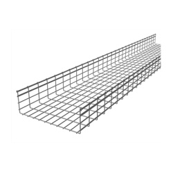 CHAROFIL CH-166-500EZ Charola Tipo Malla 166/500 mm Acabado Electro Zinc Hasta 1321 Cables Cat6 Tramo de 3 Metros