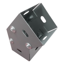 CHAROFIL CH-DCH4565L Derivacion codo horizontal de 45 grados 65 X 65 mm fabricado en lamina de acero al carbon