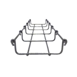 CHAROFIL MG-50-921BM Charola Bimetalica Tipo Malla 33/100 mm Ideal Para Utilizarse al Exterior o Zonas Humedas Hasta 53 Cables Cat6 Tramo de 3 Metros