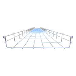 CHAROFIL ML-54-300EZ Charola Tipo Malla Linea MallaFils® 300x54 mm para hasta 232 Cables Cat6 / Uso Interior con Acabado EZ / Tramo 3 m
