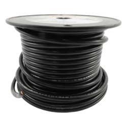 COBRA WIRE & CABLE A2008T-07-100 Cable Primario Marino Color Rojo Calibre 8 AWG / 100 Pies Rollo / PVC Retardante de Llama Negro / Cobre Estanado Clase K / 600V 105Â°C / Cumple UL 1015-1028-1230-1231
