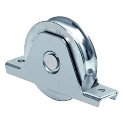 COMUNELLO 1151-5540-001 338 - Rueda de 10 cm / Capacidad Para Puertas de Hasta 380 kg / Canal Tipo "U"