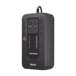 CYBERPOWER EC350G UPS de 350 VA/255 W Topologia Standby con Modo Ahorrador ECO Entrada 120 Vca NEMA 5-15P Con 8 Tomas NEMA 5-15R