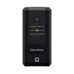CYBERPOWER UT-750GU UPS de 750 VA/375 W Topologia Linea Interactiva Entrada 120 Vca NEMA 5-15P y 8 Salidas NEMA 5-15R Puerto USB Con Regulador de Voltaje (AVR)