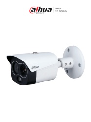 DAHUA DHT0030182 DAHUA DHI-TPC-BF1241-B7F8-DW-S8 Mini camara tipo bala IP termica de 4MP/ con IA: deteccion de calor clasificacion de personas/vehiculos/ deteccion de humo/ Fusion de imagen dual PoE