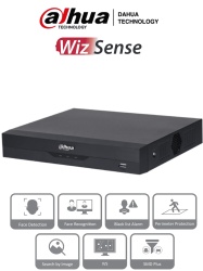 DAHUA DHT0180004 DAHUA NVR2104HS-P-I2 - NVR DE 8 Megapixeles/ 4k/ 4 Canales IP/ WizSense/ 4 Puertos Poe/ H265/ Rendimiento de 80 Mbps/ HDMI y VGA/ 1 Ch de Reconocimiento Facial/ Proteccion Perimetral/