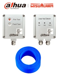 DAHUA DHT1440035 DAHUA WISUALARM PAQUETE DETECOR DE CALOR LINEAL - Sistema de deteccion de calor lineal (68C) con cable de 200 m adaptador y terminal; detecta sobrecalentamiento a lo largo del cable.