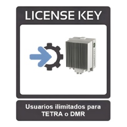 DAMM TF-DL-N4-UNLIM Licencia para sistemas DAMM de usuarios ilimitados para protocolo TETRA o DMR