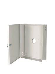 DSC DSC1220036 AV GMX005 - Gabinete Multifuncional Metalico Grande PC1832 / HS2032 / HS2128 Alto: 46 cm. Ancho: 38 cm. Fondo: 9 cm.