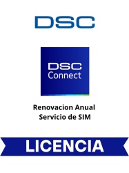 DSC DSC2470027 DSC Renovacion LE4050M - Renovacion Anual Servicio de SIM