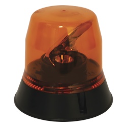 ECCO EB-7813A Baliza rotativa LED color ambar SAE Clase I con montaje permanente de 3 tornillos