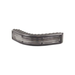 ECCO ED5101CAW Luz direccional de esquina 12 Led 12-24 Vcc Lente transparente ambar/blanco