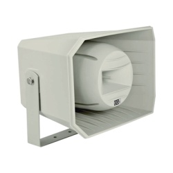 EGI AUDIO SOLUTIONS 1601 Bocina HiFi PoE Ethernet IP de 2 vias 30W grado de proteccion IP66 Gris Claro