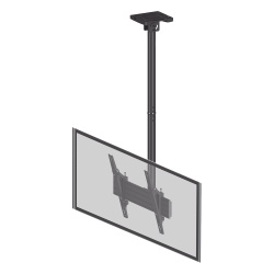 EPCOM INDUSTRIAL EMLCM1U Montaje de Techo para Pantallas de 32"- 75I"| VESA 100 X 100 HASTA 400 X 400| Capacidad Maxima de Carga 50Kg