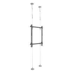 EPCOM INDUSTRIAL EMWS1U Montaje Cableado de Acero| Suelo a Techo| Capacidad Max. de Carga 30kg| Para Pantallas de 32" ~ 75"| VESA 400 x 600