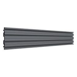 EPCOM INDUSTRIAL SDJH150B Accesorio_ Riel de Aluminio con Longitud 1750 mm | Ancho 120 mm| Espesor 9 mm | Incluye Tapas y Tornillos | Compatible con estructura para Videowall | Diseno Modular