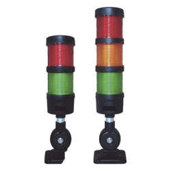 EPCOM INDUSTRIAL SIGNALING EI-2-RG-110240 Torre LED Indicadora de estado de 2 niveles color Rojo y Verde con Buzzer integrado a 85 dB a 110-240 VCA con Montaje incluido de 60 mm de diametro - Img 2