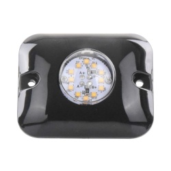 EPCOM INDUSTRIAL SIGNALING X121W Luz Oculta Ultra Brillante con 12 LED Color Claro
