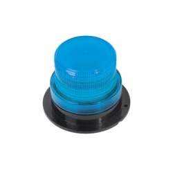 EPCOM INDUSTRIAL SIGNALING X126-B Burbuja brillante de Larga Vida Util con 8 LEDs Color Azul Domo Azul 12Vcd