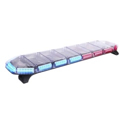 EPCOM INDUSTRIAL SIGNALING X87RB Barra de luces LED de 48" 74 LED SAE Ideal para Equipar Unidades de Seguridad Publica
