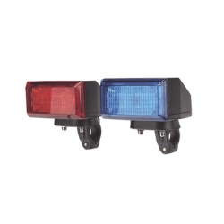 EPCOM INDUSTRIAL SIGNALING XLT1405R Luz Frontal Ultra Brillante para motocicleta color rojo