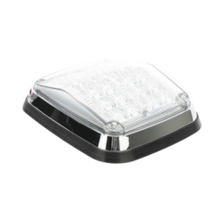 EPCOM INDUSTRIAL SIGNALING XT1895C Luz de advertencia de 8 X 6" Color Claro SAE IP67 Ideal para Ambulancias