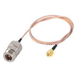 EPCOM INDUSTRIAL SNH-316-SMAI-60 Jumper con Cable RG-316 conectores N Hembra / SMA Macho Inverso 60 cm.