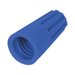 EPCOM POWERLINE AE-000-15 Capuchon roscable / 14 AWG / Azul / Paquete de 25 piezas.