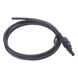EPCOM POWERLINE CBL-MC4-1.5BLK Cable Fotovoltaico / 1.5 m (4.9 ft) / 10 AWG / MC4-H Macho / Negro / Doble Aislamiento