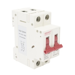EPCOM POWERLINE FPV632PC63 Proteccion Termica/ Interrupcion 2P 63 A Corriente Directa 800 Vcc para Aplicacion Fotovoltaica Montaje Riel DIN