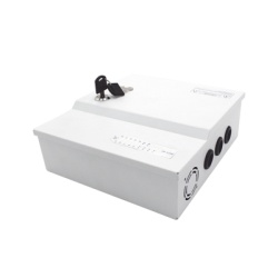 EPCOM POWERLINE PLK12DC16ABK Fuente de poder profesional de 12 Vcc @ 16 A / para 16 camaras / Con capacidad de bateria de respaldo / Requiere bateria / Voltaje de entrada de 96-264 Vca