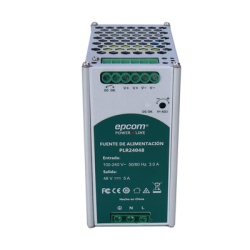 EPCOM POWERLINE PLR-240-48 FUENTE DE ALIMENTACION 48 VCC / DIN RIEL / 5 AMPERES / 240 W