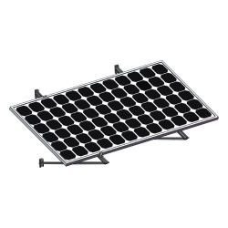 EPCOM POWERLINE PSWM1400 Montaje para Módulos Solares / Aluminio Anodizado / Riel 1400 mm / Espesor 35-40 mm / Muro