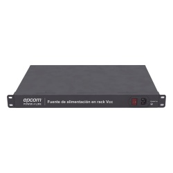 EPCOM POWERLINE RK-12DC-20A Fuente de Alimentación Rack 19" / 16 Puertos / 12 VDC / 600W / 20A Total / 2.5A por Puerto / Voltaje Regulable con Display