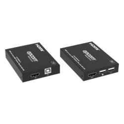 EPCOM PROAUDIO EPC-E5200K Extensor HDMI con KVM |Â Sobre IP | Transmision hasta 150m |Â Cat5e/6 | HDCP 1.4 |Â 1080p | Control IR |Â Compatible con Switch 1G