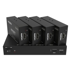 EPCOM PROAUDIO EPC-SPB14E70 Splitter Extensor HDMI 1x4 / 4K@60Hz / Transmisión 60 m (196.9 ft) / Cable Cat6 / EDID / HDCP 2.2 / Salida Loop