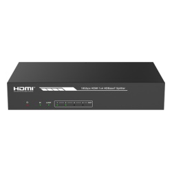EPCOM PROAUDIO EPP-SPB14H150 Splitter HDMI HDBaseT / 1x4 Distribución / 4K@60Hz 4:4:4 / Alcance 120 m (393.7 ft) en 4K / 150 m (492.1 ft) en 1080p / PoC / Audio Extraíble / EDID Avanzado / IR y RS232 - Img 7